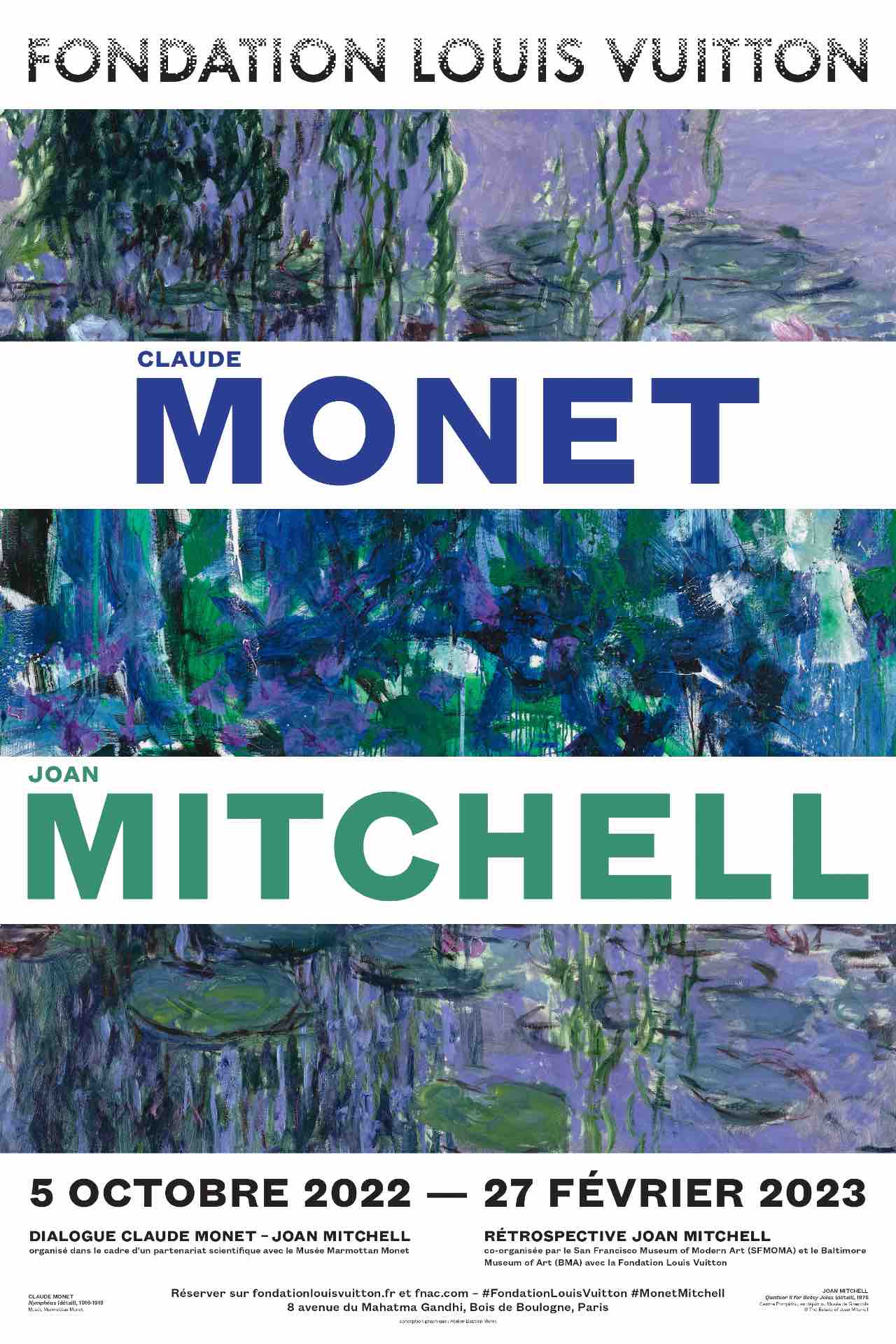 Monet - Mitchell exhibition, Fondation Louis Vuitton, until February 2023