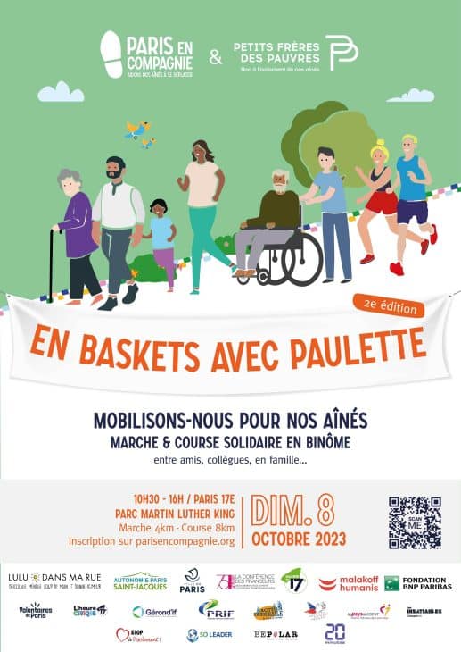 En baskets avec Paulette - Oct. 8, 2023 - Paris 17e