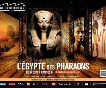 Egypt at the time of the Pharaohs at the Atelier des Lumières