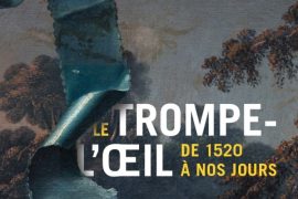 Poster for the exhibition Le trompe-l'œil, de 1520 à nos jours at the Musée Marmottan Monet (© DR)