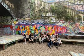 Atelier graffiti mural à Paris 14ème