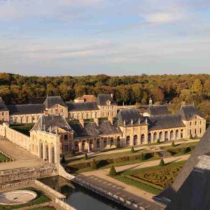 the castle of Vaux-le-Vicomte