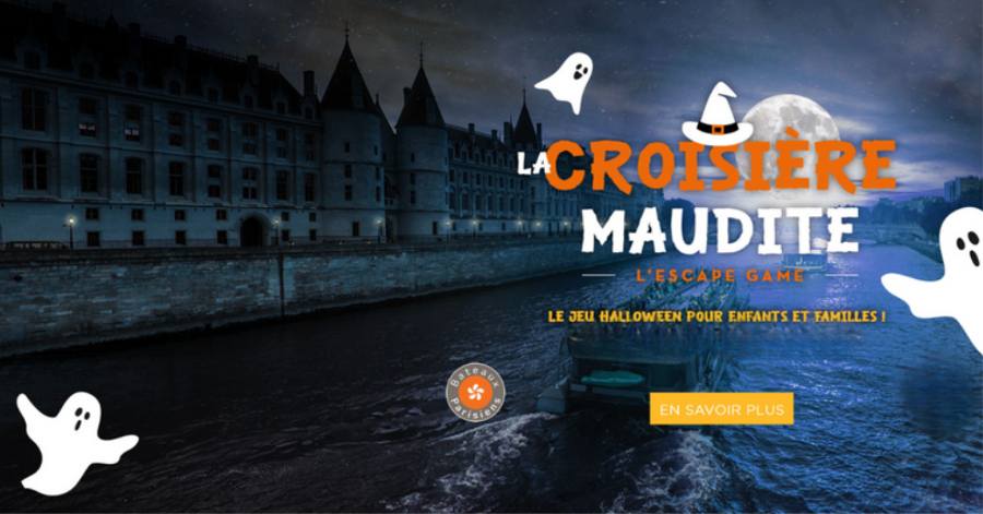 La croisière Maudite des Bateaux Parisiens pour Halloween