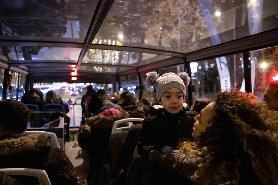 Tootbus illuminations de Noël à Paris