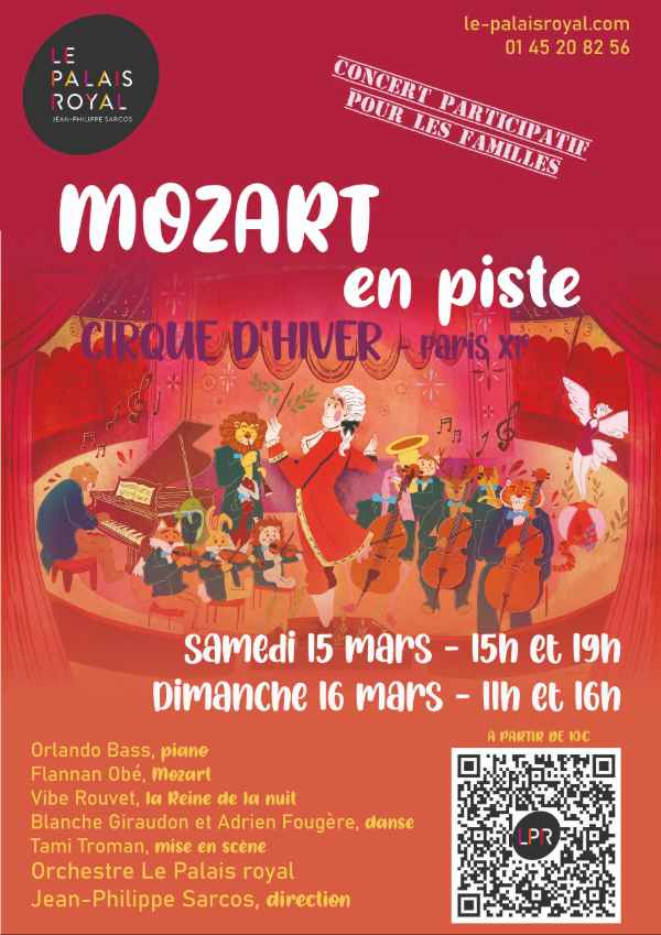 Mozart en piste, concert pour les enfants à Paris