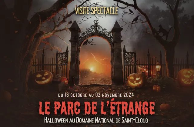 Le parc de l'Etrange au parc de Saint Cloud. Halloween 2024