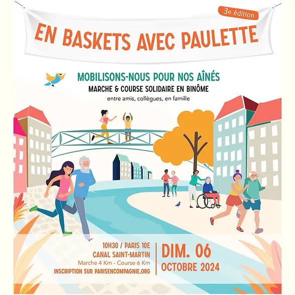 En baskets avec Paulette 2024, la course solidaire